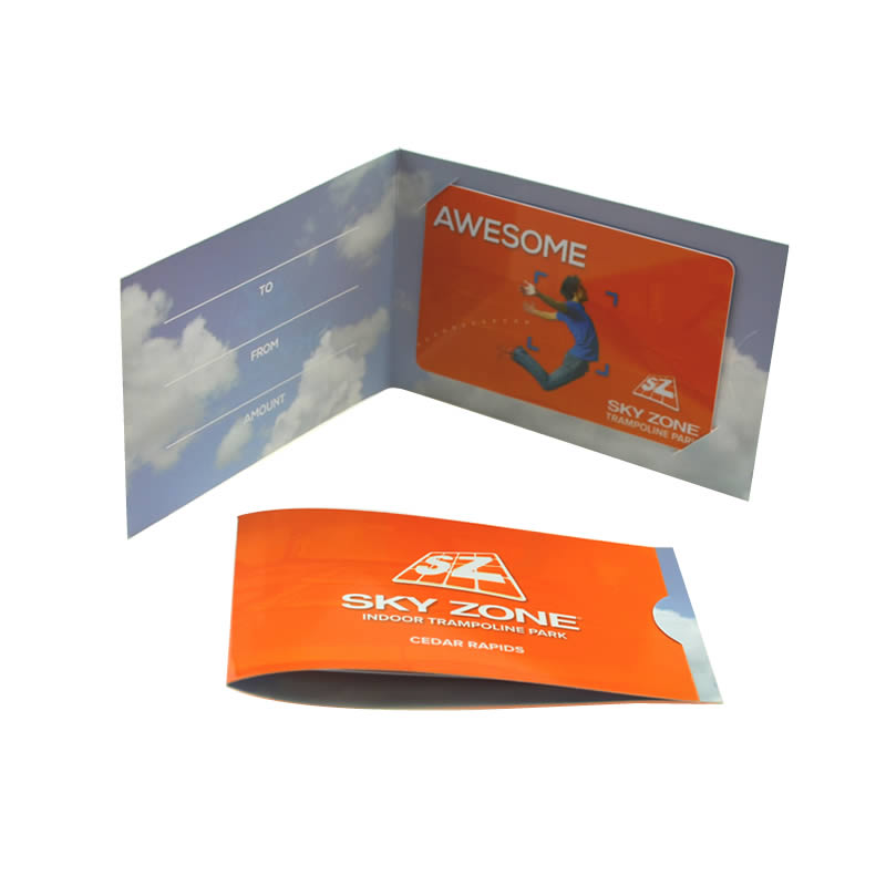 gift card with carrier