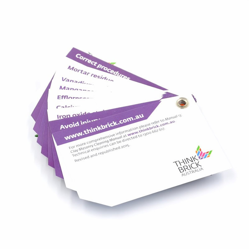 custom plastic card brochure